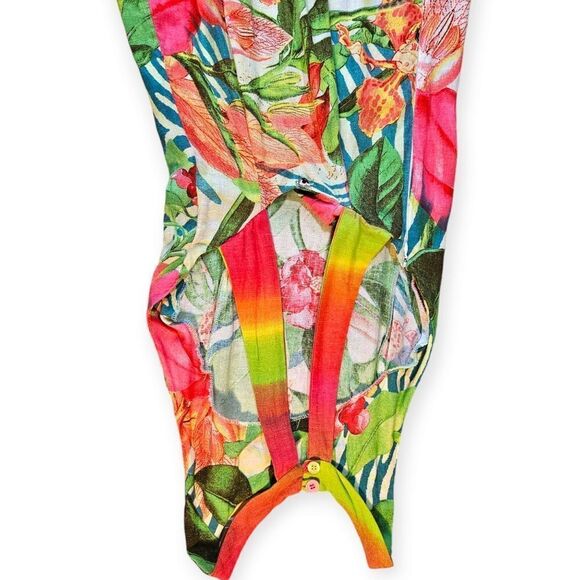 Farm Rio Tropical Flower Maxi Dress Small - Picture 5 of 12